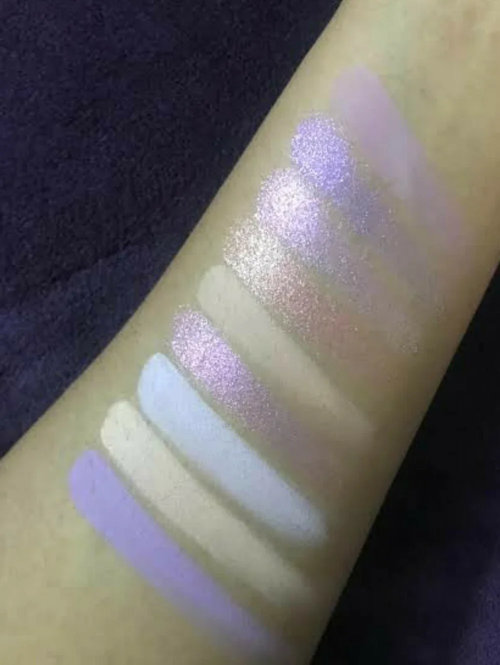4PC🍇Face Need🍇BNIB LE HUDA Beauty LILAC EYE & PASTEL BRUSHES 4PC Face Set!HTF!